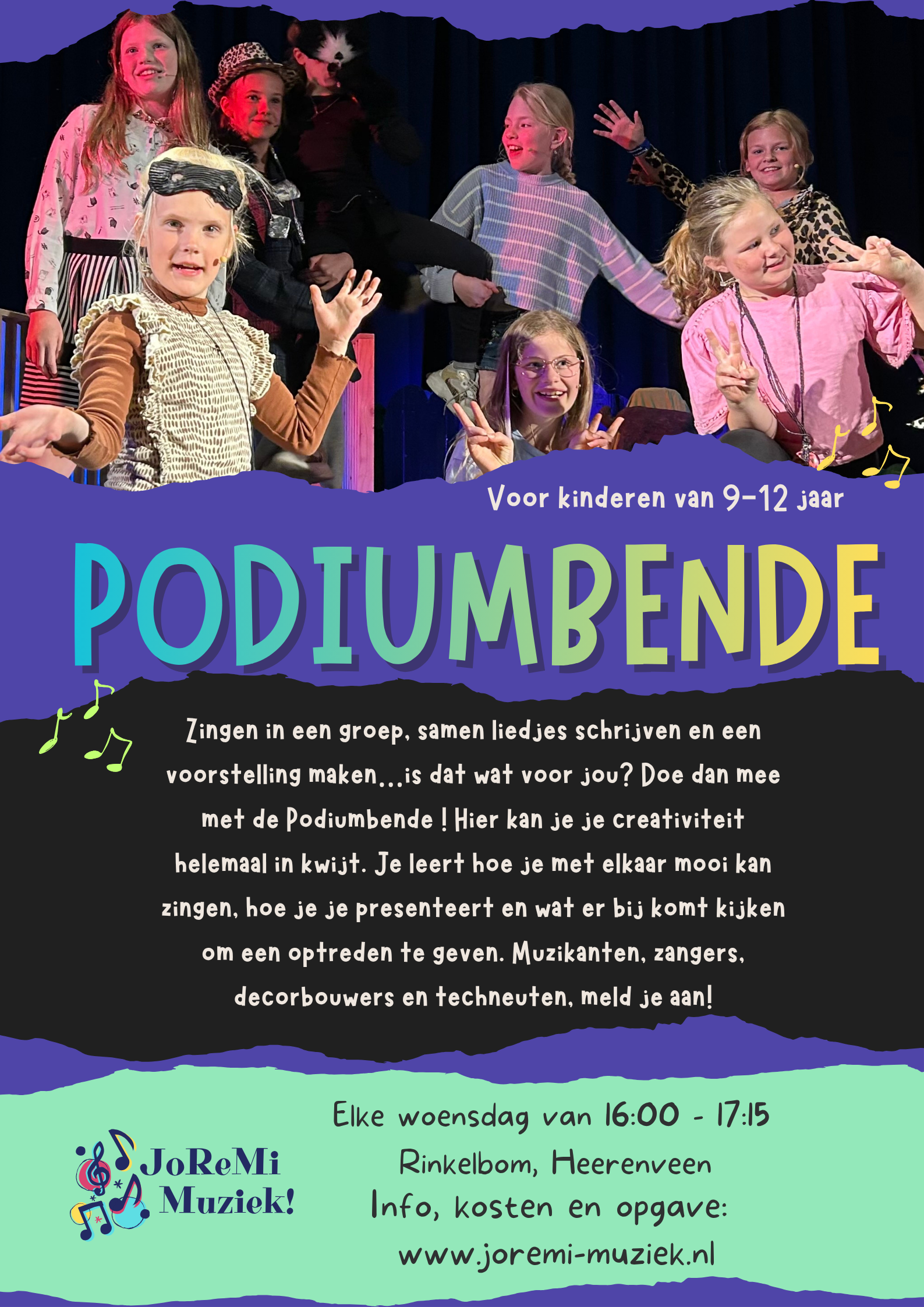 Podiumbende poster